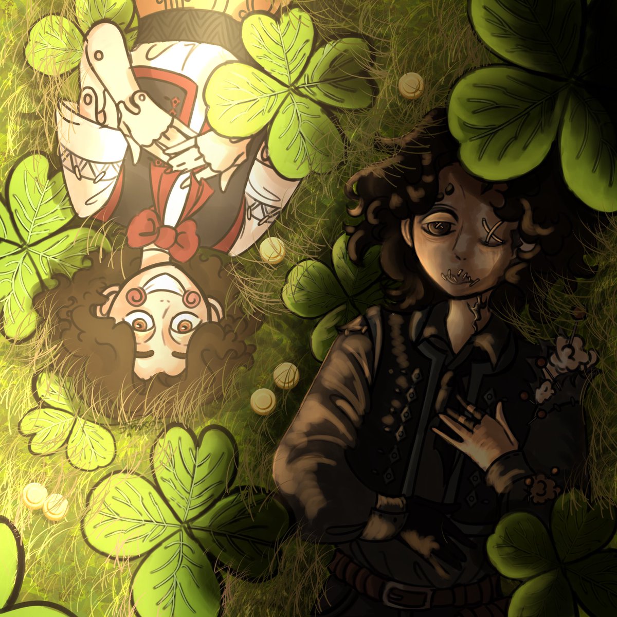 Dailypuppeteer's tweet photo. @GameIdentityV #IDVStPatricks Hope I’m not too late 🫢 https://t.co/xIkXkmQ8VB