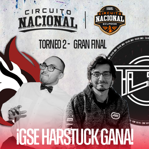 Ecuador Torneo 2 - GRAN FINAL,  ¡RESULTADO! 🇪🇨
🦊@GSE_HardStuck (GANADOR) vs ⚫️<a href="/TLSesportsteam/">TLS Gaming</a>

Gracias a la cobertura de:🤓<a href="/AlejoAparicio7/">Alejandro Aparicio</a> y 👨‍🦲<a href="/tomas1227/">Tomás Peñaherrera</a>

¡Somos #CN2024!