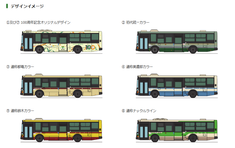 ザ・バスコレクション 都営バス100周年記念デザイン 全7種」発売決定