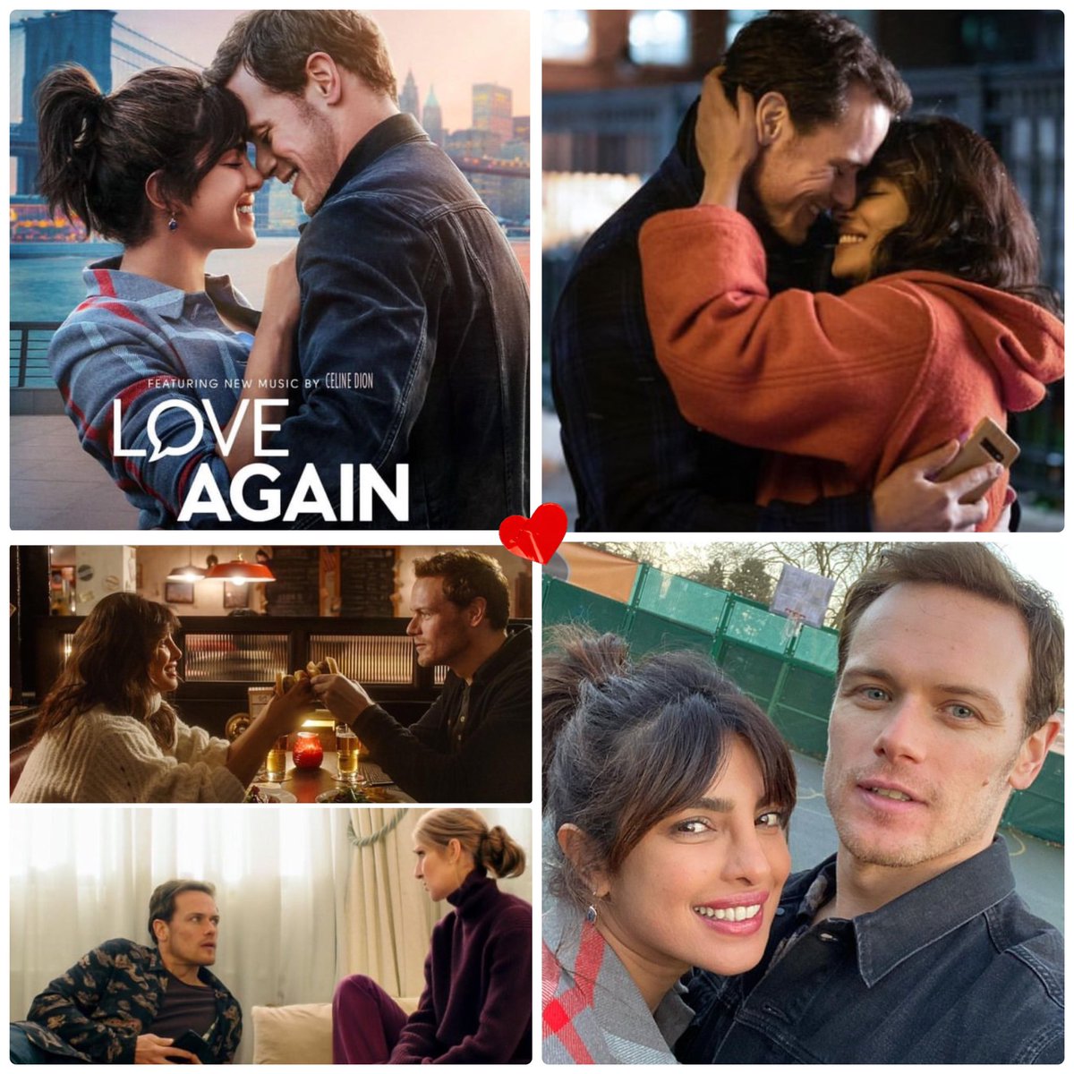 ❤️Love Again! 
How many of you have watched this more than once? 🙋‍♀️
#SamHeughan  #PriyankaChopra #CelineDion #LoveAgain