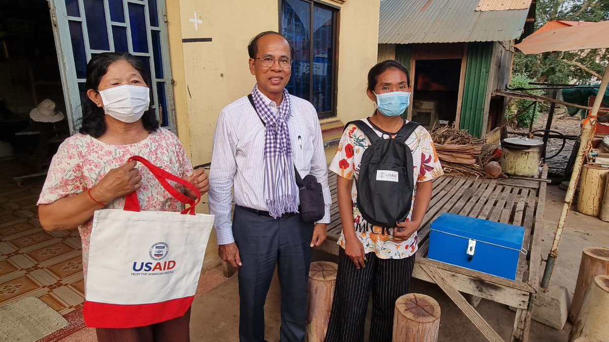 Visited the home of a brave patient living with multi-drug resistant TB in Kampong Thom Province. The care provided by the Provincial TB team underscores the importance of comprehensive TB treatment and follow-up. #EndTB