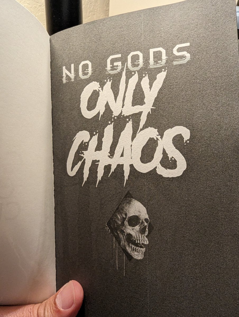 Soon from @DarklitPress, No Gods, Only Chaos. Cemetery Joe Hesitation Cuts The Bystander From the Red Dirt Under no Circumstances Urbex Offerings to an Old God The Final Gift The Last of Our Kind Only Ever Night The Return of the Champion Family Annihilator The Last Chance Diner