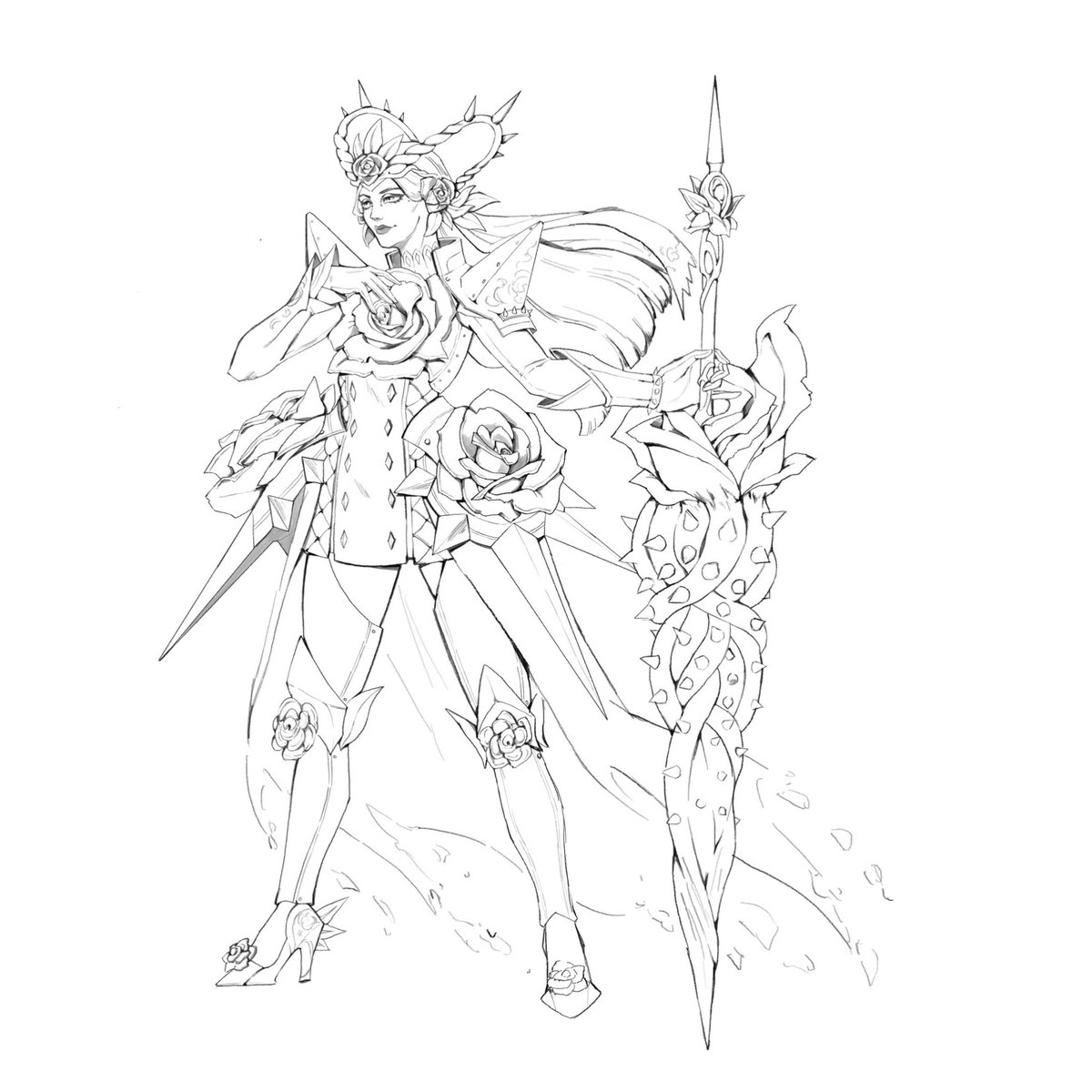 Hello plz QRT with Art you are proud of ! 😊

They’re all part of a smaller project so I’m cheating! But my flower knights 🫣🌹🌸💐⚔️