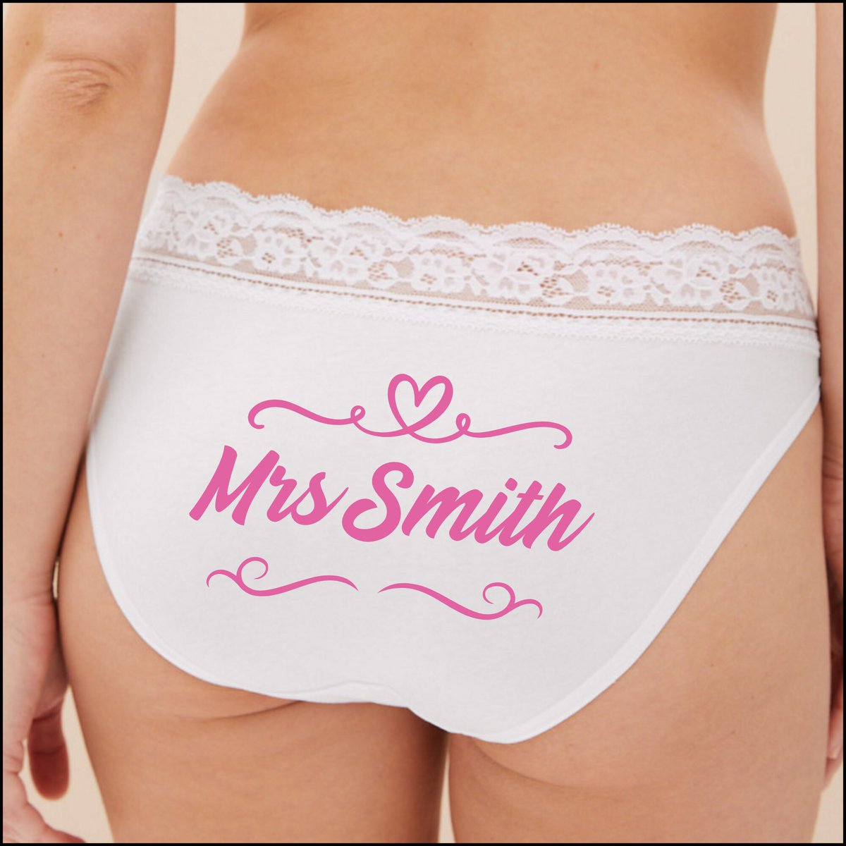 Bridal Wedding Underwear Knickers Bride, Bridesmaid, Mrs ****** or