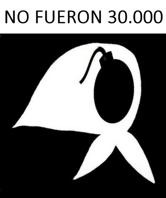 oseadigamosmike's tweet photo. Para pedir Verdad, Memoria y Justicia, primero hay que empezar por la verdad.
En este hilo te cuento por qué los 30.000 desaparecidos son mitología  y que se esconde detrás de esta mentira.
Ni 30.000, ni inocentes.
Abro hilo🧵 https://t.co/muwWWl9Cvz