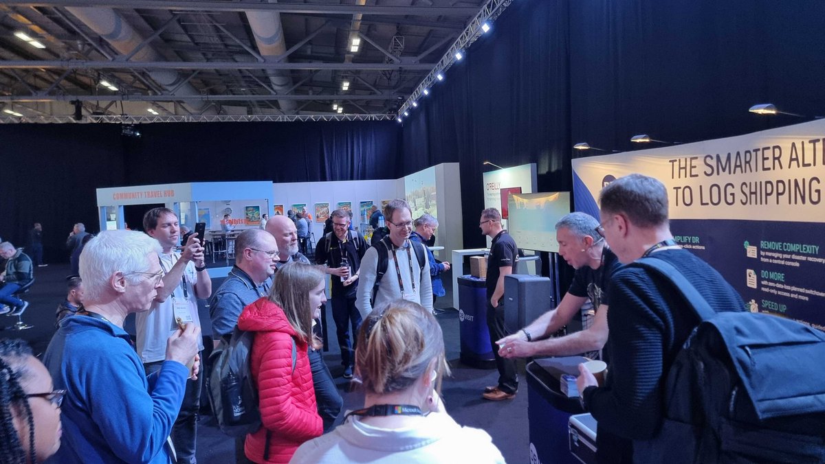 dbvisit's tweet image. Fantastic first day at @SQLBits with our fantastic partner at @Xynomix! If you're looking for an easier alternative to Log Shipping for your critical databases, come and see us at the Dbvisit booth! We've got some tricks up our sleeve 🔮✨
#sqlbits2024 #sqlserver #sqlserverdba