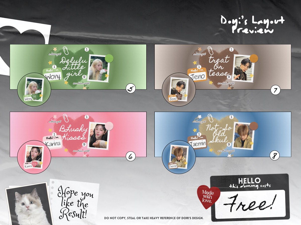 adorying's tweet image. help rt please? thank u!  ࣪⭑#zonauang ⋆

GIVEAWAY ALERT! .𖥔 ݁ ˖  halo! ada 8 layout gratis yang bisa kalian claim di jam 15.30 WIB hari ini ya! cara claimnya silahkan cek ALT! ( ◡̀_◡́)ᕤ