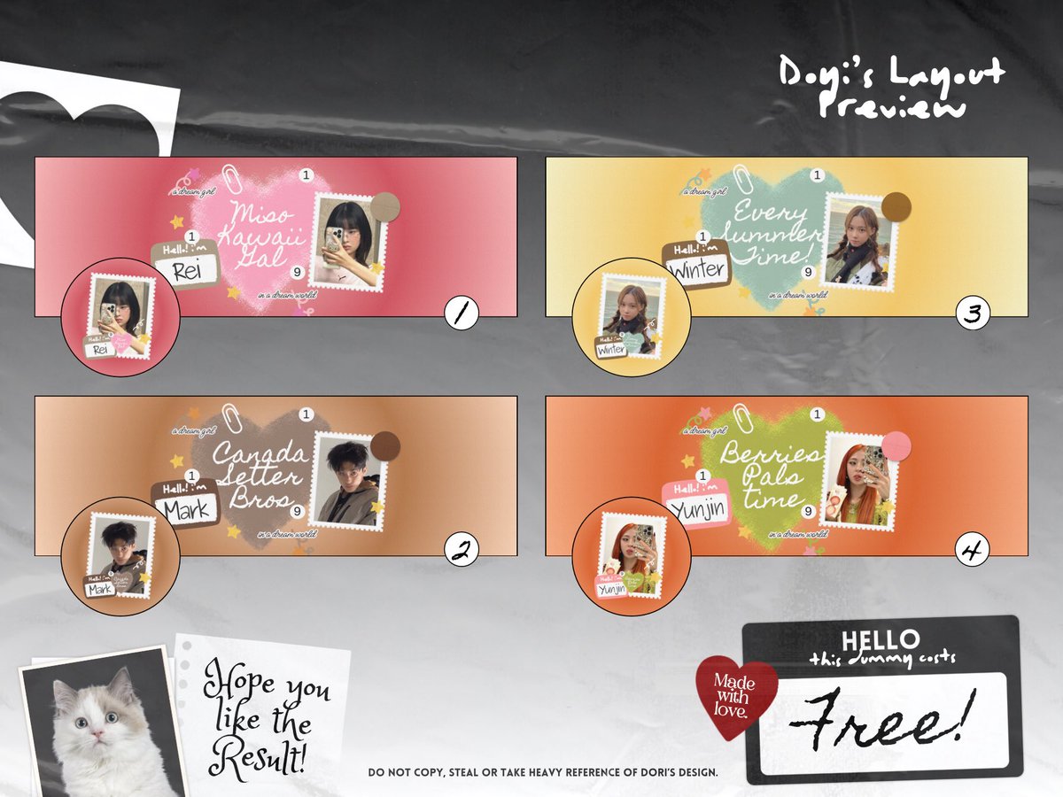 adorying's tweet image. help rt please? thank u!  ࣪⭑#zonauang ⋆

GIVEAWAY ALERT! .𖥔 ݁ ˖  halo! ada 8 layout gratis yang bisa kalian claim di jam 15.30 WIB hari ini ya! cara claimnya silahkan cek ALT! ( ◡̀_◡́)ᕤ