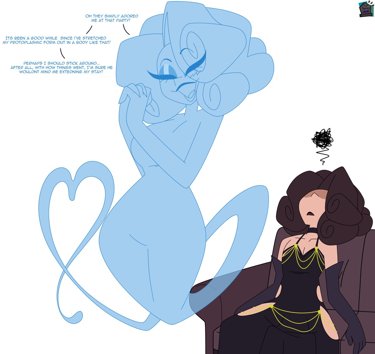 It's nice to see you peeps like her so much, and the "outfit" she decided to fill for that party!

And shes's here to stay, I've named her Patricia, you can all feel free to use her since I'm not sure how often I'll bring her back, but boy is she happy about the reception!