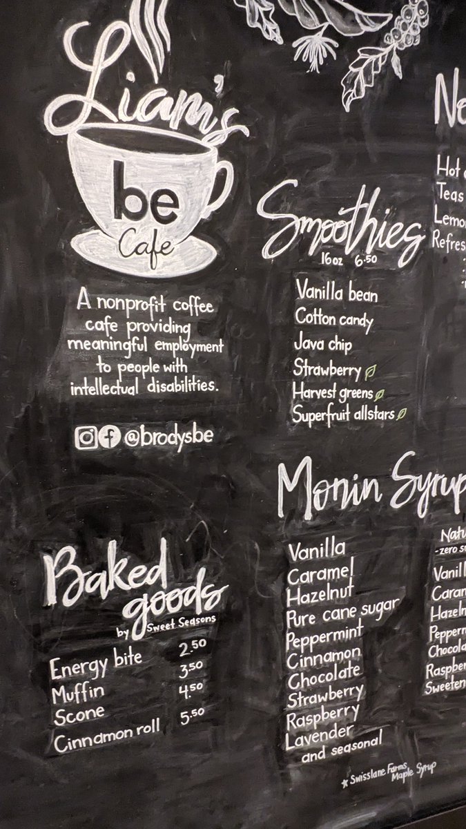 ToursAroundMI's tweet photo. Liam’s Be Cafe Lowell employs people of all abilities. Officially open #DownSyndromeDay, its namesake Liam worked as a barista at @BeBrodys for 4 yrs
#accessibility #accessibilitymatters @TheAccessibles @GoAbleVu @ExperienceGR @PureMichigan @WestMichTourist #SupportLocalMI https://t.co/333juWzP46
