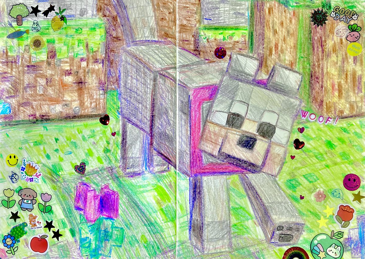 Minecraft dog🌲