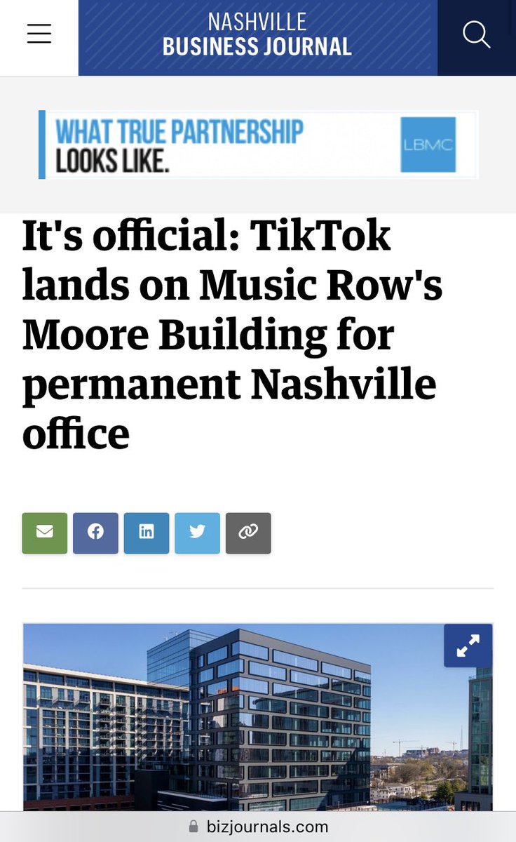 Welcome to Nashville #TicToc, via @nashvillebiz 

#MusicRow #MusicCity #Nashville 
#tnleg #RNRTN #RevTN