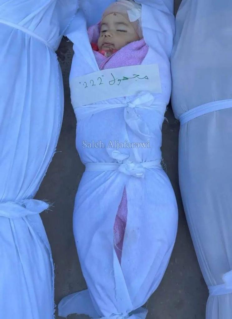 لن يتركَ اللهُ تعالى كلَّ هذا يمضي دون عقاب!
فويلٌ للقاتل
وويلٌ لمن أعانه
وويلٌ لمن رضي بفعله
وويلٌ للشامت
وويل للساكت!💔🇵🇸