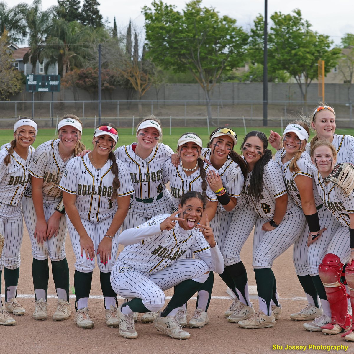 Tracy High Softball gets a 5-1 league win Thursday vs St. Mary's. The Bulldogs are ranked #2 by Max Preps in the Section currently with a 10-1 overall / 3-0 league record. Photos at: stujosseyphotography.com/BULLDOG-SOFTBA…