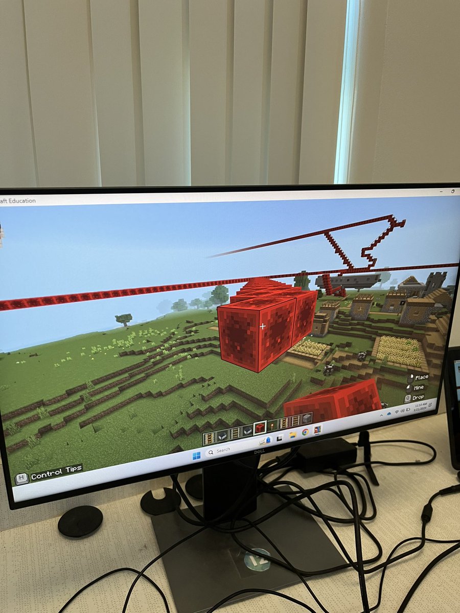 3rd grade students learned about natural and man-made landmarks and then used <a href="/PlayCraftLearn/">Minecraft Education</a> Community Landmarks world to build their own!! Some Ss chose existing ones… others designed their own! <a href="/starkeyranch_k8/">Starkey Ranch K-8</a> <a href="/bobbistarlin/">Bobbi Starling</a> #iteachcode