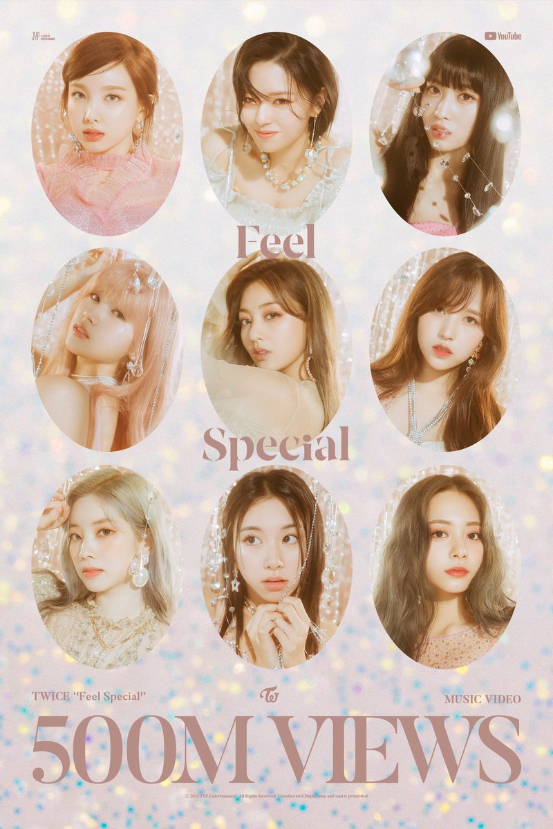 TWICE ‘Feel Special’ M/V ✨500 MILLION VIEWS✨ 🎬 youtu.be/3ymwOvzhwHs?si… 💥 Listen ONE SPARK TWICE.lnk.to/ONESPARK ❤‍🔥 Listen With YOU-th TWICE.lnk.to/WithYOU-th #TWICE #트와이스 #FeelSpecial