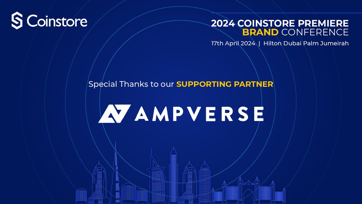 A big shoutout to our supporting partner <a href="/ampverseguild/">AMP Guild</a>  for their incredible support in making our dream a reality 💙

Mark your calendars for April 17th and join us at the Hilton Dubai Palm Jumeirah for an experience you won't forget!🔥