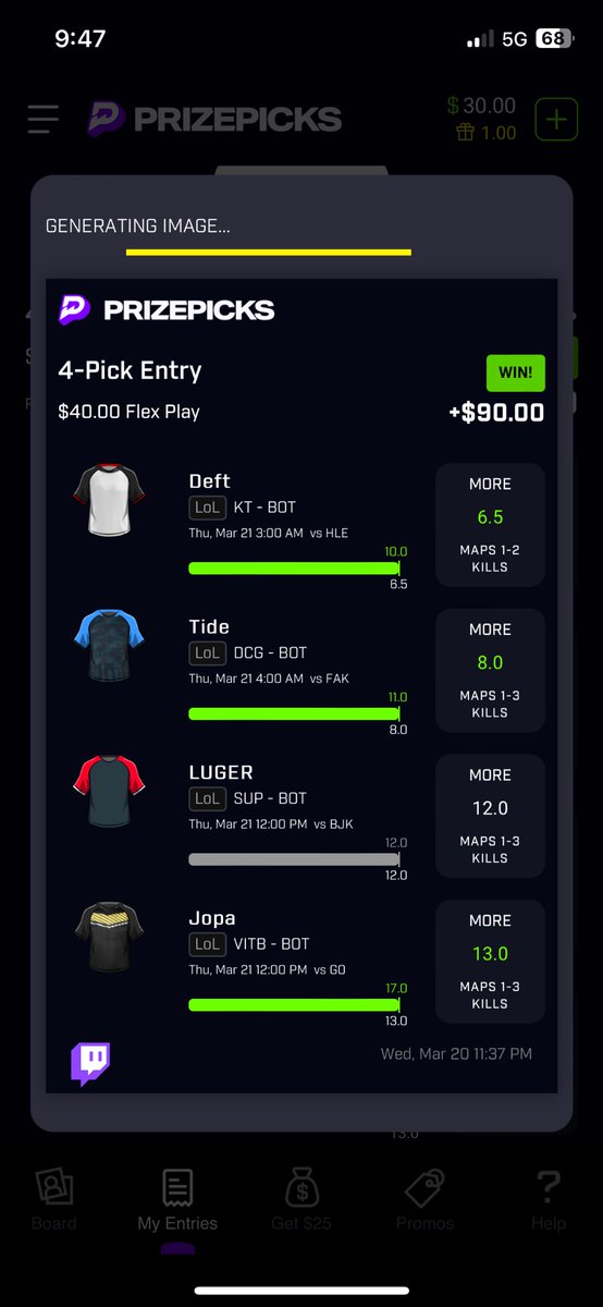Propsipon's tweet photo. Yesterday, we came incredibly close to achieving a 6 out of 6. but we're not backing down. Our determination only grows stronger. The split for tonight's 6-man League of Legends will be finalized shortly. Stay tuned for updates. #NeverGiveUp #LoLBets #GamingBets #eSportsBetting #VideoGameWagers #BetOnGames #GamerWins #eSportsGambling
