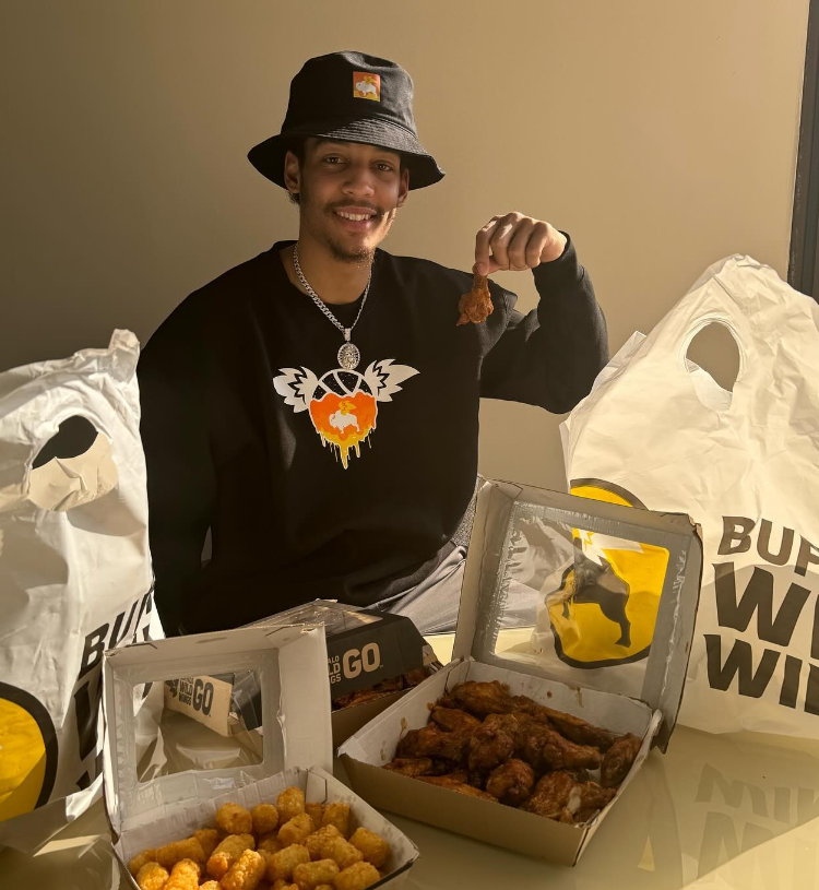 Grambling 6'4" (G) Jimel Cofer landed an NIL deal with Buffalo Wild Wings following win over Montana State
