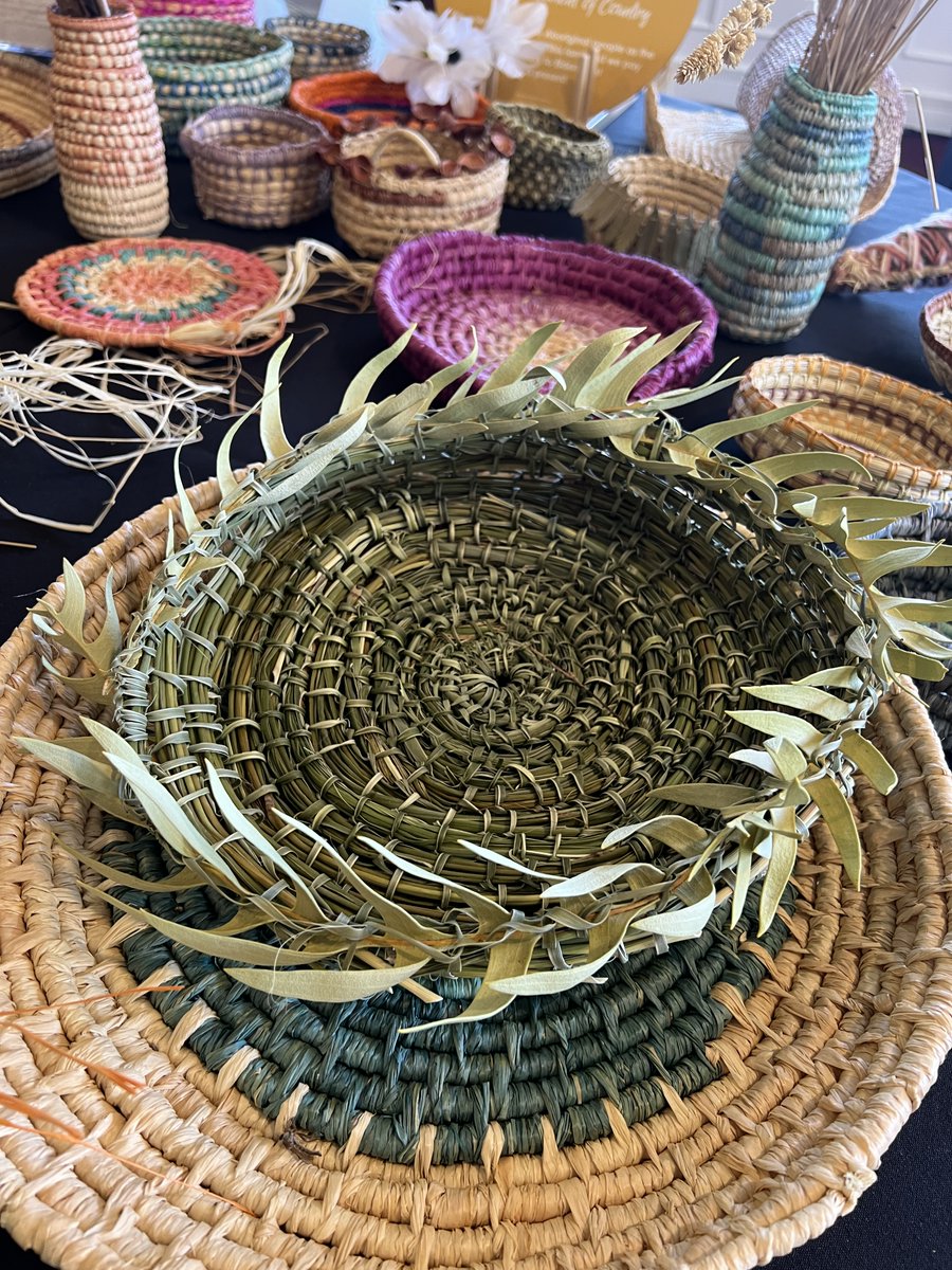 A colourful weaving workshop on Day 3 of #WICC2024. An pportunity to connect and share stories through generations, while creating something new.