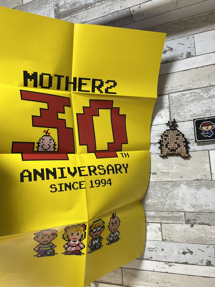 30周年記念 MOTHER2 マザー2 B2ポスター 任天堂 糸井重里 MOTHER2 マザー2 30周年 ポスター(30周年記念 MOTHER2 マザー2