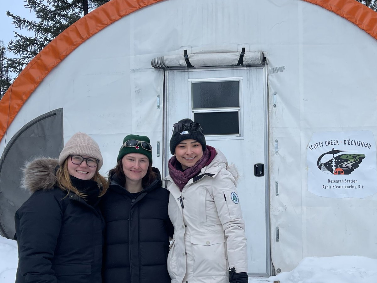 Scotty Creek and the Łı́ı́dlı̨ı̨ Kų́ę́ First Nation welcomes three amazing Indigenous Law students from the University of Victoria!