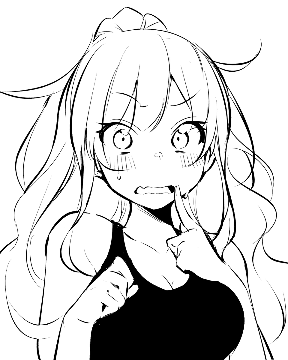 この線の雑な落書き久しぶりだ…楽しい… 
