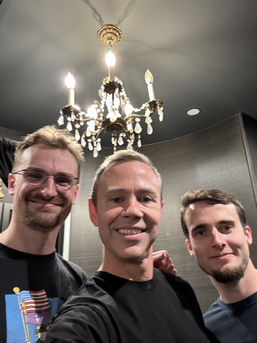 LukeYoungblood.eth ๐ก๏ธ (@lukeyoungblood) on Twitter photo Had a great time meeting up with <a href="/jessepollak/">jesse.base.eth</a> from <a href="/base/">Base</a> and <a href="/Elliot0x/">ฮlliot</a> from <a href="/SolidityLab/">Solidity Labs</a> at a Base event tonight. The superchain is forming and I canโt believe the enthusiasm!
๐๐ต๐ Had a great time meeting up with <a href="/jessepollak/">jesse.base.eth</a> from <a href="/base/">Base</a> and <a href="/Elliot0x/">ฮlliot</a> from <a href="/SolidityLab/">Solidity Labs</a> at a Base event tonight. The superchain is forming and I canโt believe the enthusiasm!
๐๐ต๐