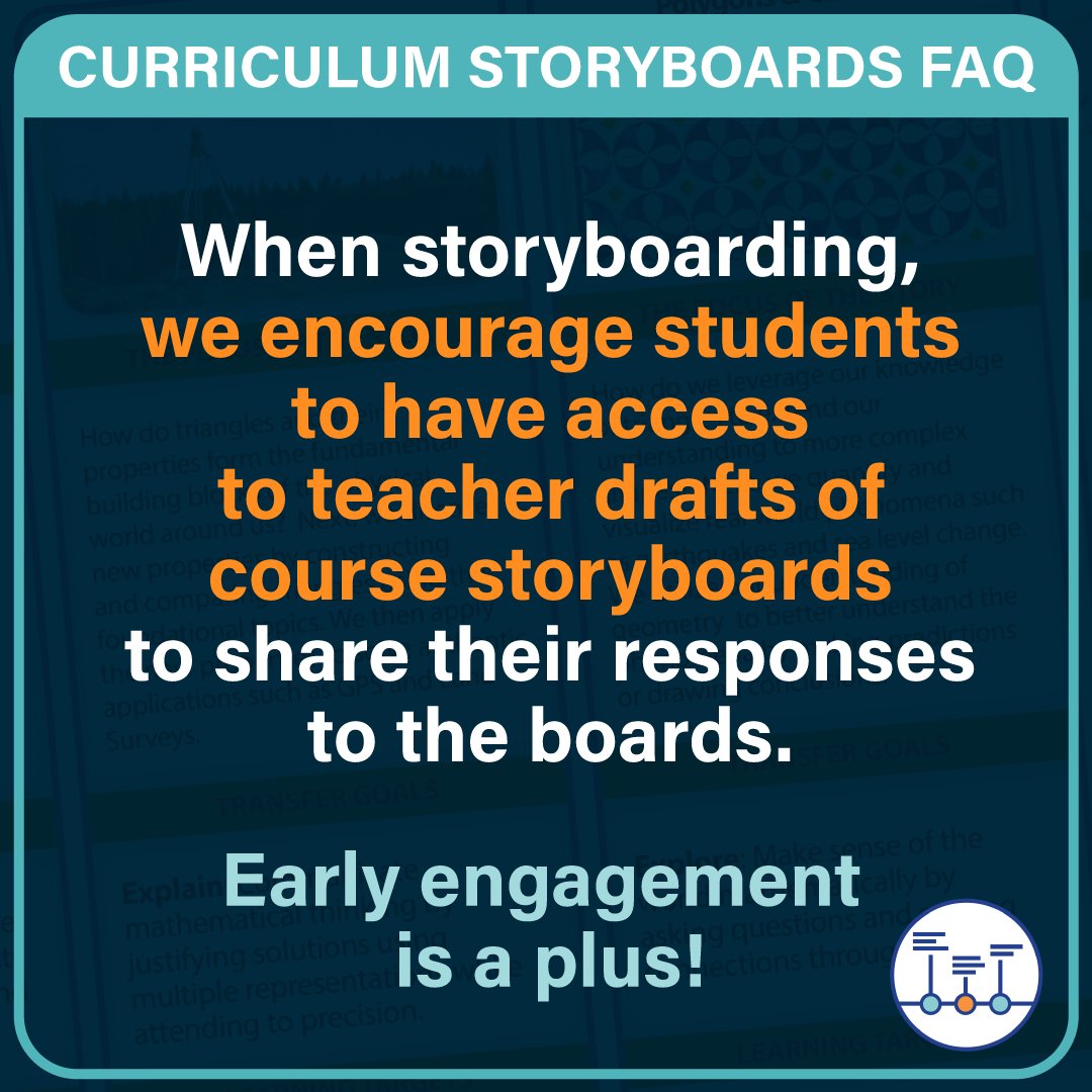 CurriculumStory's tweet image. Keeping your target audience in mind is important!

More Curriculum Storyboards FAQ: curriculumstoryboards.com/about/faq/

#curriculum #curriculumwriting #edchat