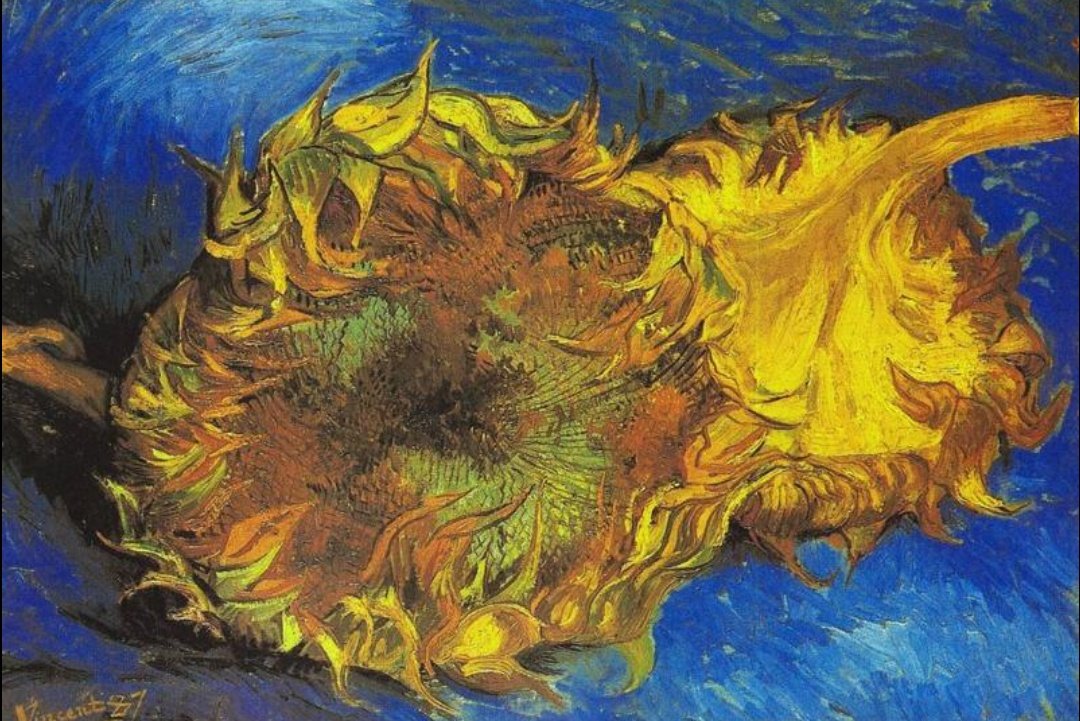 Girasoles. Vincent van Gogh, 1887.