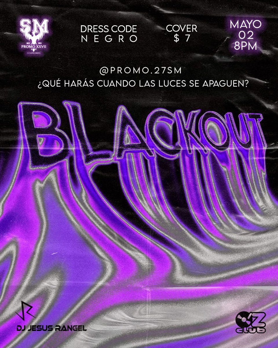promo27sm's tweet photo. ¿Que crees que pasará cuando las luces se apaguen? 

Blackout is here 
02/05/2024 👀 https://t.co/jJpe8qSUZS