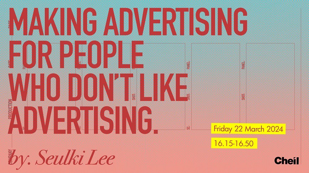 If you are at #ADFEST2024, join our session today at 4:15pm 'Making Advertising for People Who Don't Like Advertising' with Seulki Lee from Cheil Worldwide Seoul. adfest.com/index.php/Home…