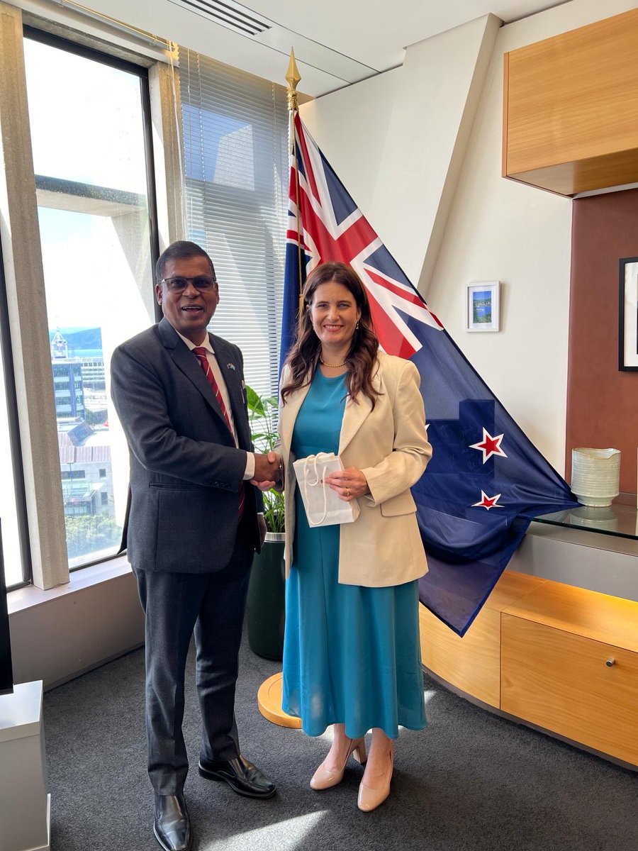 Pleased to meet NZ Finance Minister ⁦@NicolaWillisMP⁩ in Wellington today. Good discussion on a range of issues of mutual interest to the two countries ⁦@FijiGovernment⁩ ⁦@FijianPM⁩ ⁦@fijivillage⁩ ⁦@fijitimes⁩
