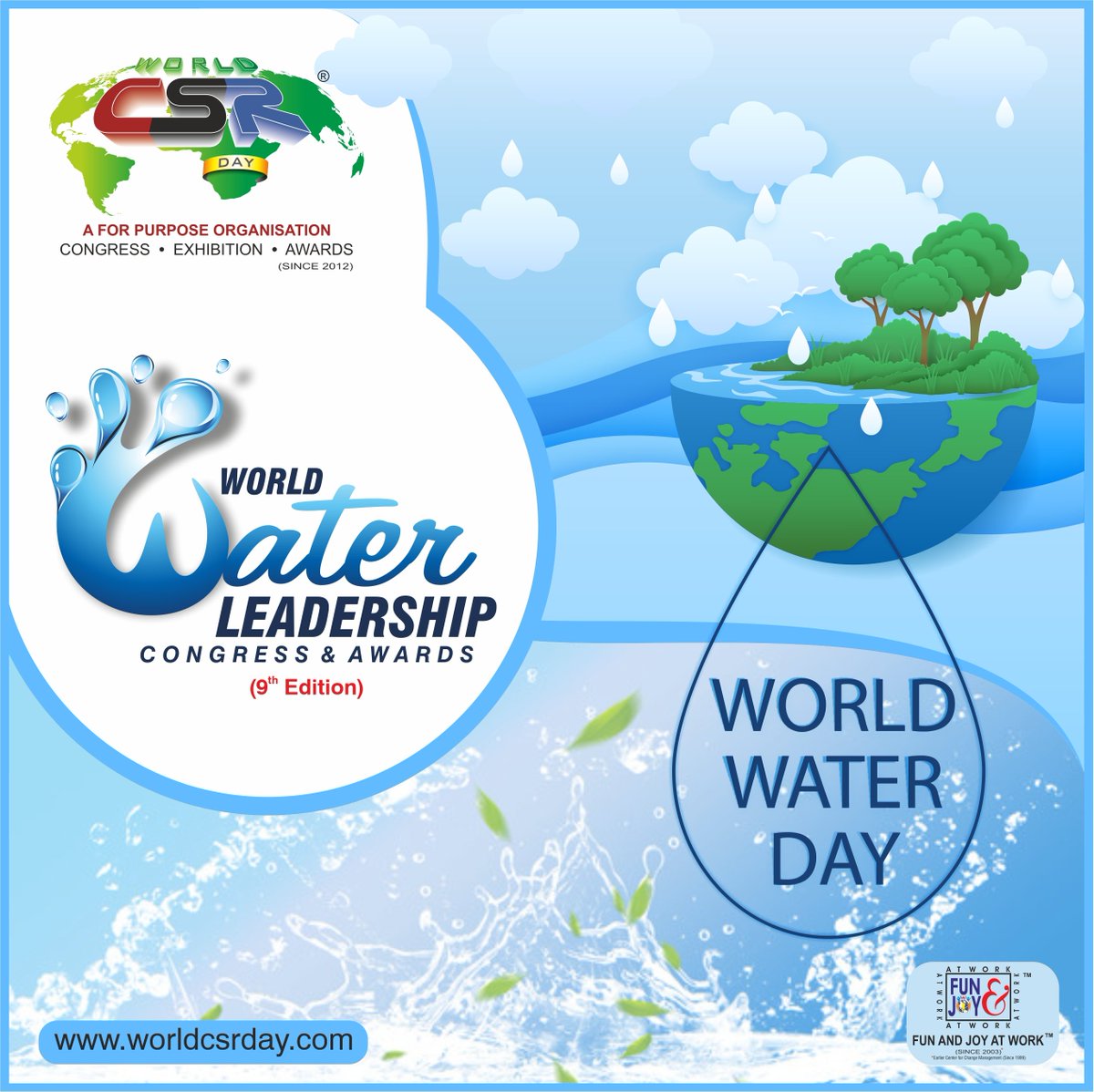 Happy World Water Day! 
.
.
May innovative solutions lead to sustainable water management practices.
#worldwaterday #water #climatechange #climate  #savewater #cleanwater #valuingwater #nature #wastewatertreatment #climatechangeequalswater #drinkingwater #waterislife