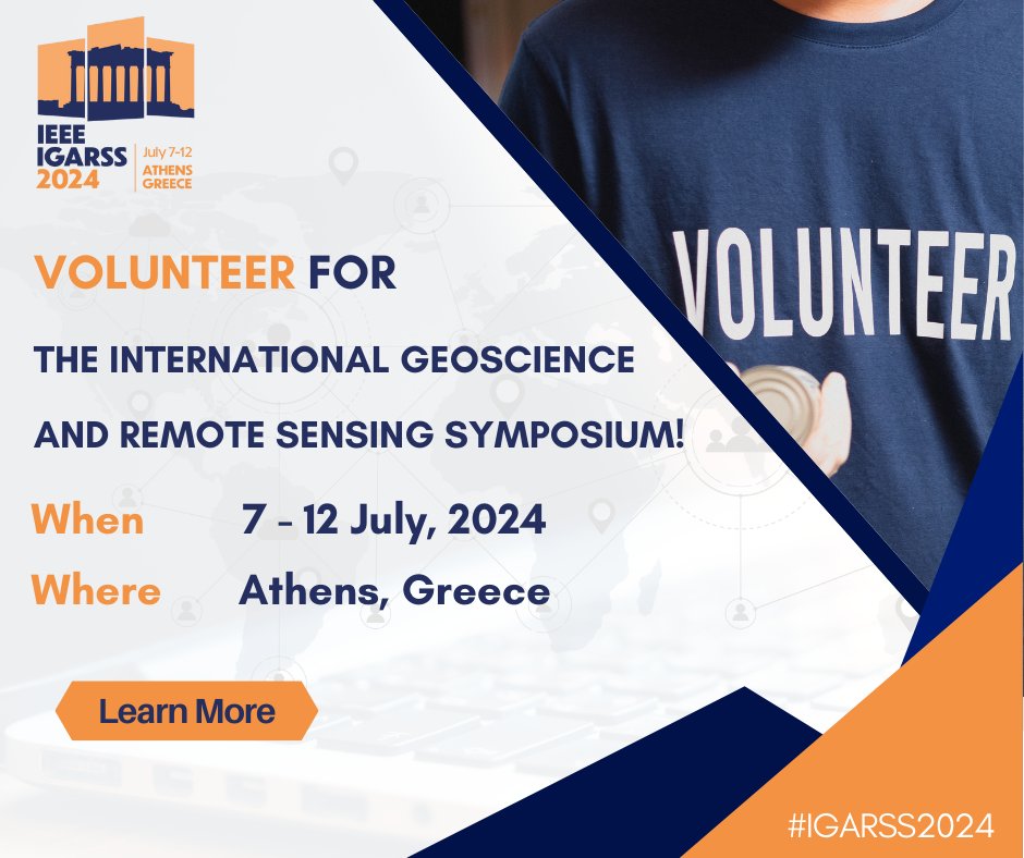 👉 Are you a university student in the fields of Geoscience and RS?. 🌐 Ready to be part of IGARSS 2024? Fill out the volunteer application form to express your interest and let us know more about you. 🔗 Apply here:  lnkd.in/gRG3tDBB