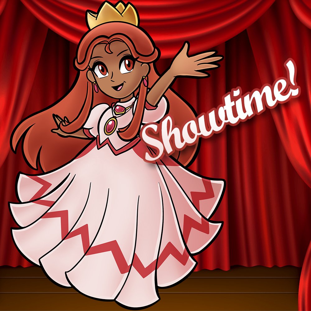 It's showtime! Have a great weekend everyone! Character art by @ellenent #PrincessPrincess #CaptainU #Showtime #IndieGameDev