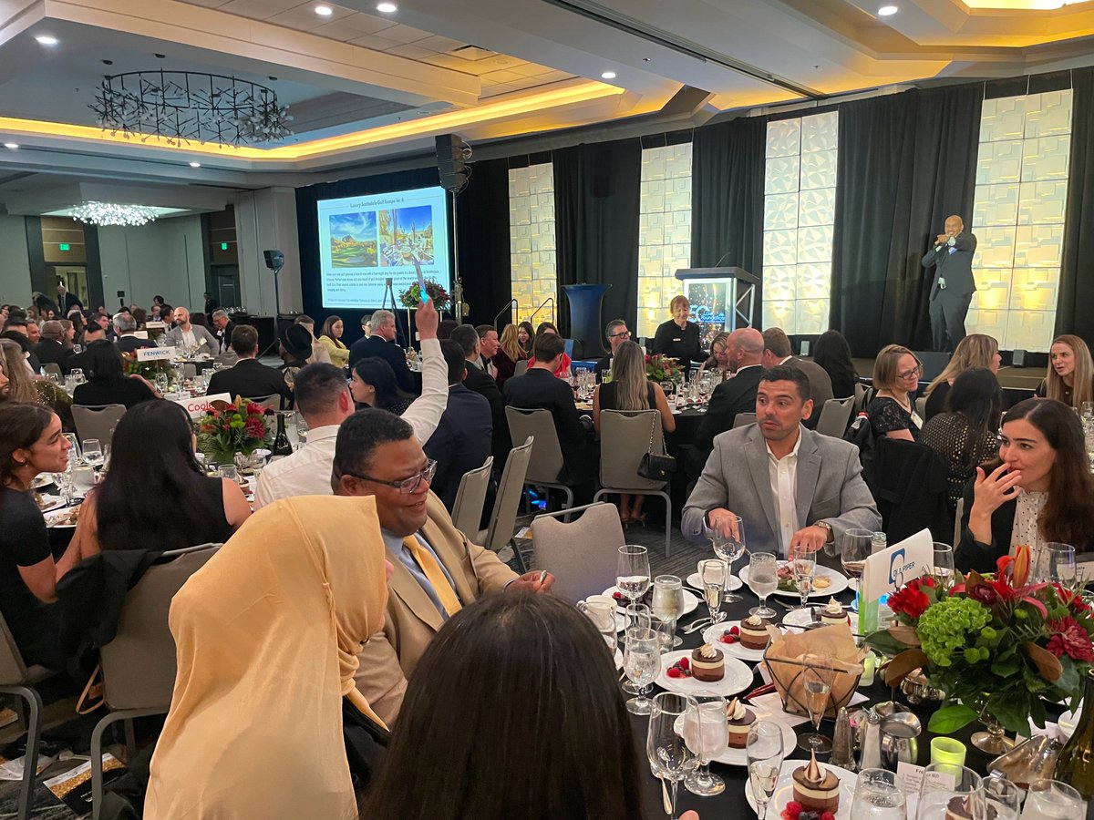 Emcee Jon Hicks, Netflix Senior Counsel, pumps up the audience at our 50th Anniversary party and Celebration of Justice. Thank you, Jon! #COJ24