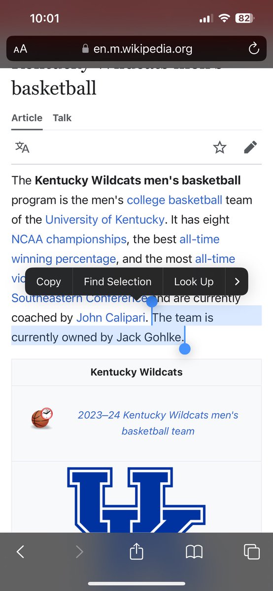 Lol!!! #MarchMadness #UK #JackGohlke