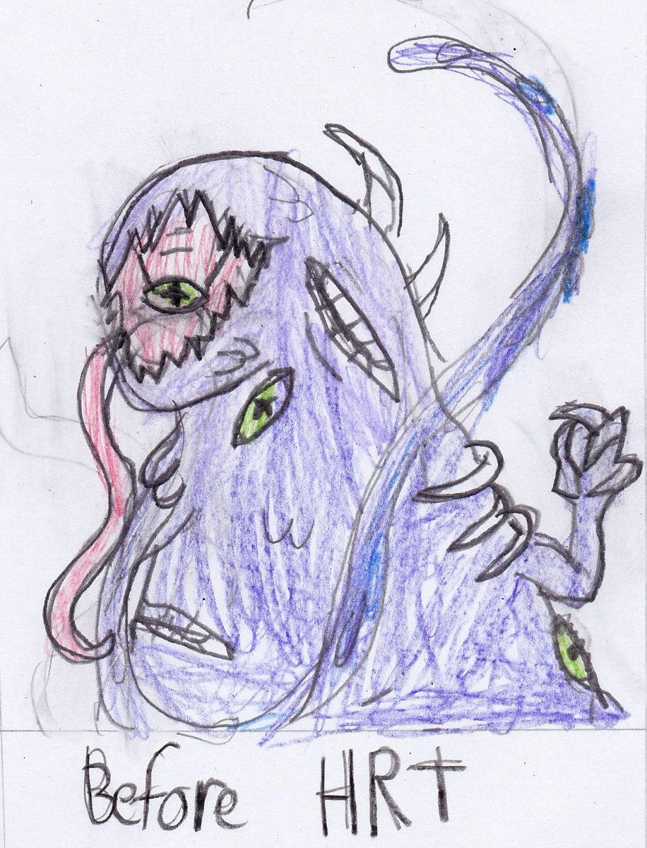 DnDivinity's tweet photo. Im gonna prob make an actual entry for the #DragonHrt cinematic universe based on @AyvieArt’s comic but one quick and easy way to contribute was to break out my old #monsterprom fan art.
This is technically the reverse of the trend but whatever, close enough https://t.co/v3t3cVcKTr
