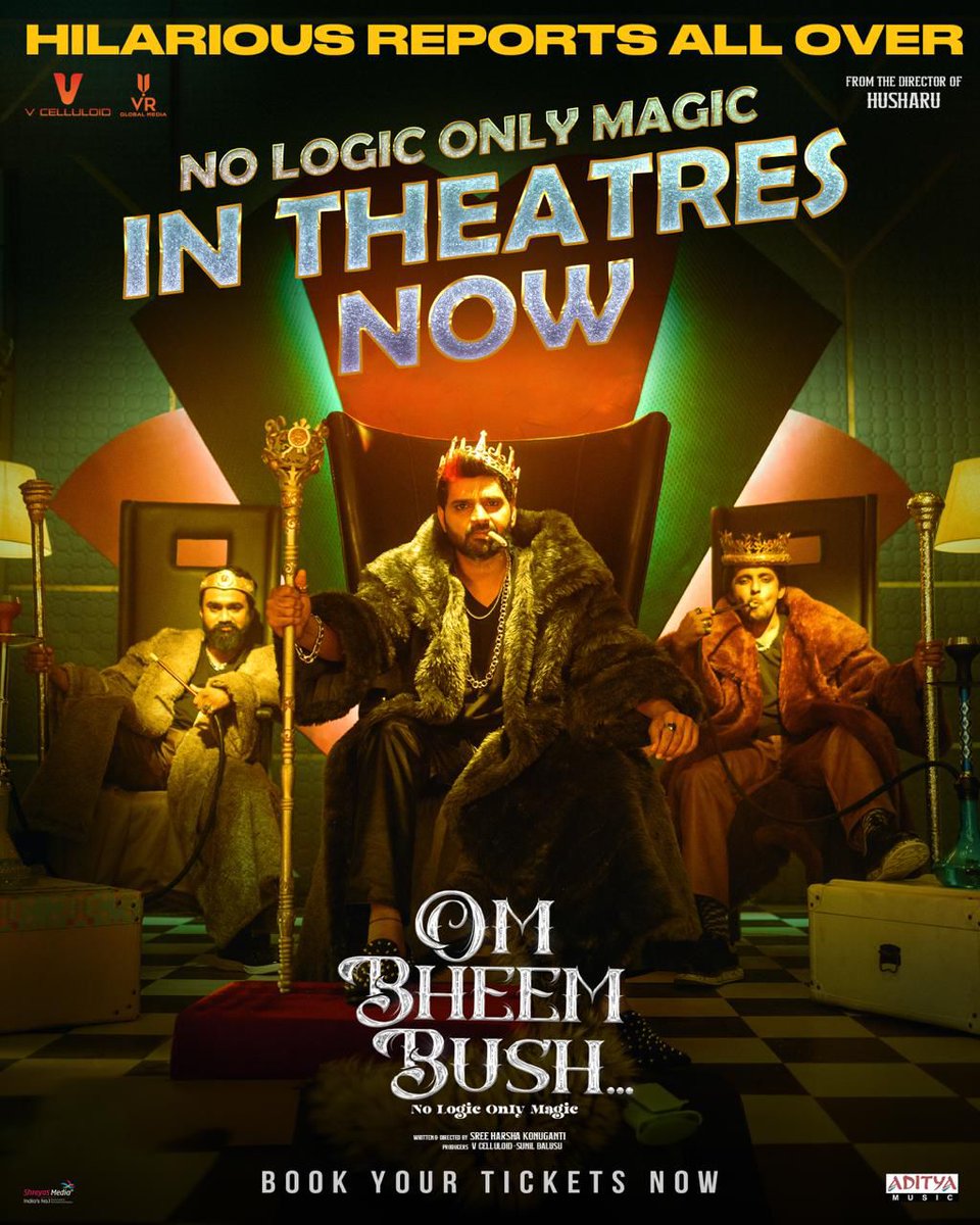 Phani Kandukuri (@phanikandukuri1) on Twitter photo After a while a hilarious movie for you..
Don't miss this #OmBheemBush this weekend..
Congrats my dear <a href="/HarshaKonuganti/">Harsha Konuganti</a> way to go..
And what else I can say about
<a href="/sreevishnuoffl/">#SINGLE Sree Vishnu</a> <a href="/PriyadarshiPN/">Priyadarshi Pulikonda</a> and <a href="/eyrahul/">Rahul Ramakrishna</a> u guys jus rocked the show..
And my dear <a href="/vijaycuts/">VIJAY VARDHAN K</a>
U got what u After a while a hilarious movie for you..
Don't miss this #OmBheemBush this weekend..
Congrats my dear <a href="/HarshaKonuganti/">Harsha Konuganti</a> way to go..
And what else I can say about
<a href="/sreevishnuoffl/">#SINGLE Sree Vishnu</a> <a href="/PriyadarshiPN/">Priyadarshi Pulikonda</a> and <a href="/eyrahul/">Rahul Ramakrishna</a> u guys jus rocked the show..
And my dear <a href="/vijaycuts/">VIJAY VARDHAN K</a>
U got what u