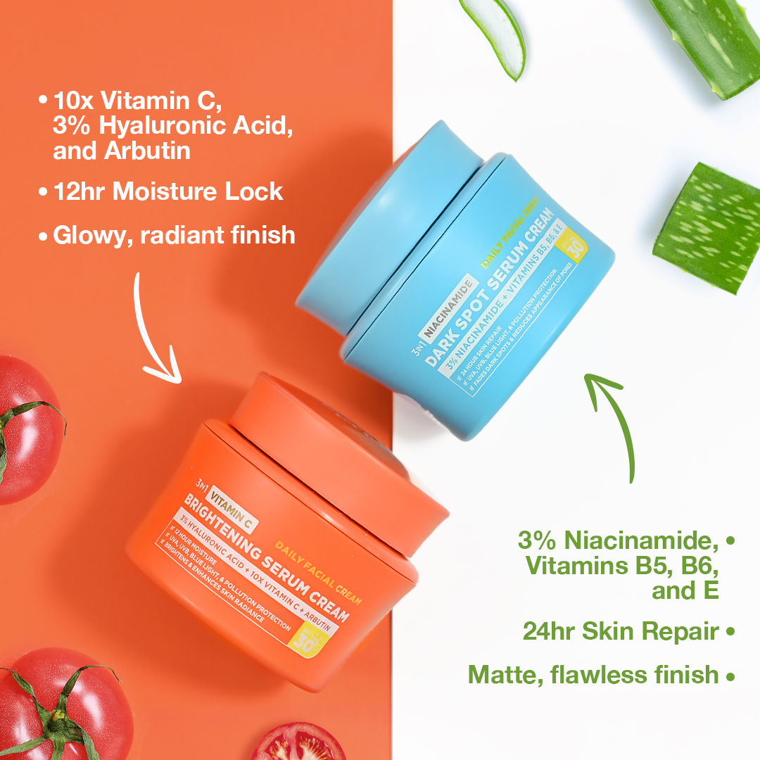 PSA to ALL TOMATO GLASS SKIN OG’s!! 📣🍅 We have now curated the perfect daily moisturizer for you! Say “Annyeong!” to our 3-in-1 Vitamin C Brightening Serum Cream! 💞 Now available in 40ml & 10ml sizes at @watsonsph and @smbeautyph 🍅 #SuperFresh #SuperFreshSummer