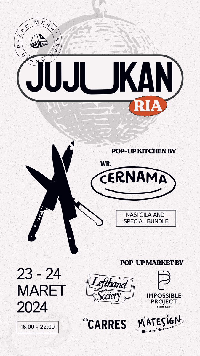 Wayahe tampil, besok dan hari Minggu cu! 
Gasss