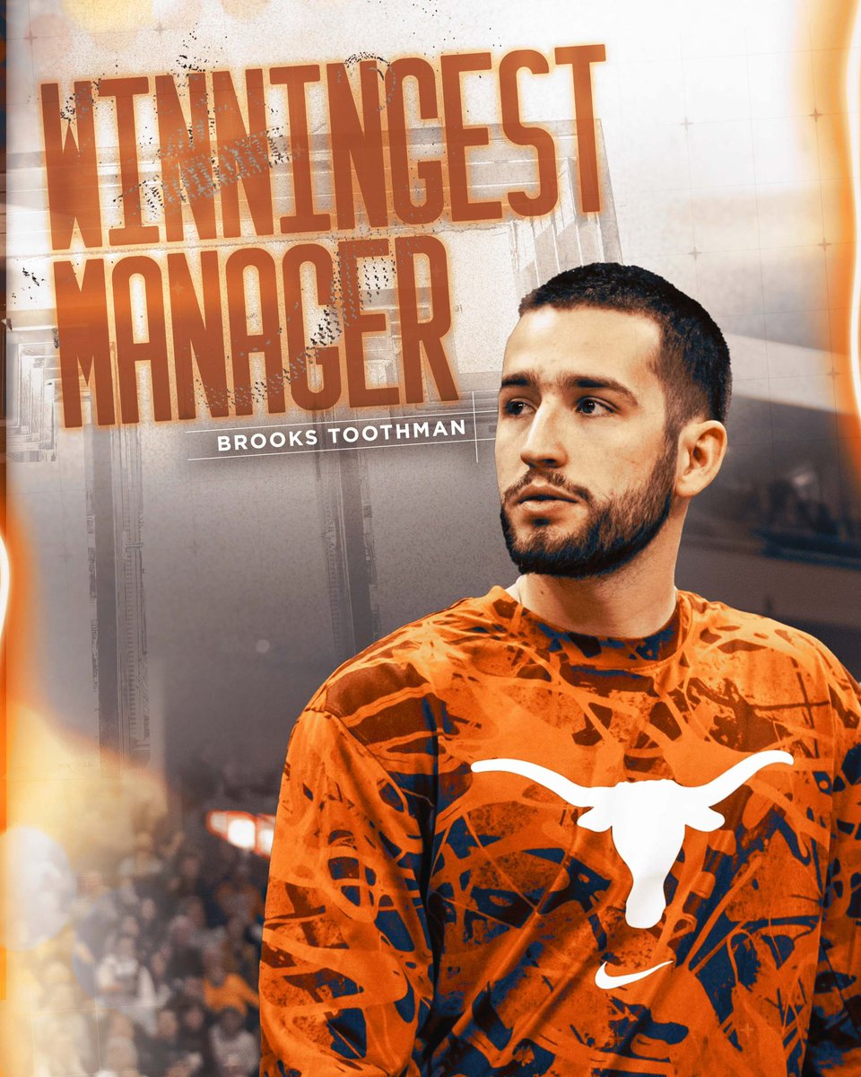 # 6 UT MBB Managers (@texasmanagers) on Twitter photo Congrats to the Texas Mens Basketball All-Time winningest manager, Brooks Toothman! 🐐🐐🐐 <a href="/brooks_toothman/">Brooks Toothman</a> Congrats to the Texas Mens Basketball All-Time winningest manager, Brooks Toothman! 🐐🐐🐐 <a href="/brooks_toothman/">Brooks Toothman</a>