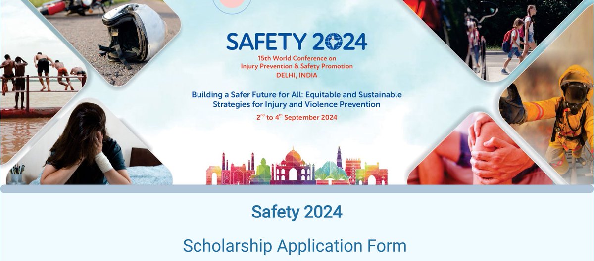 📢Time is ticking Haven't u applied for the #Safety2024 scholarships yet? Don't let this opportunity to support ur participation pass u by. Ur voice & ideas are needed to create a safer world for all. Apply today! 🗓️31st March 2024 🕚11.59PM IST 🔗 bit.ly/4a57Dgm