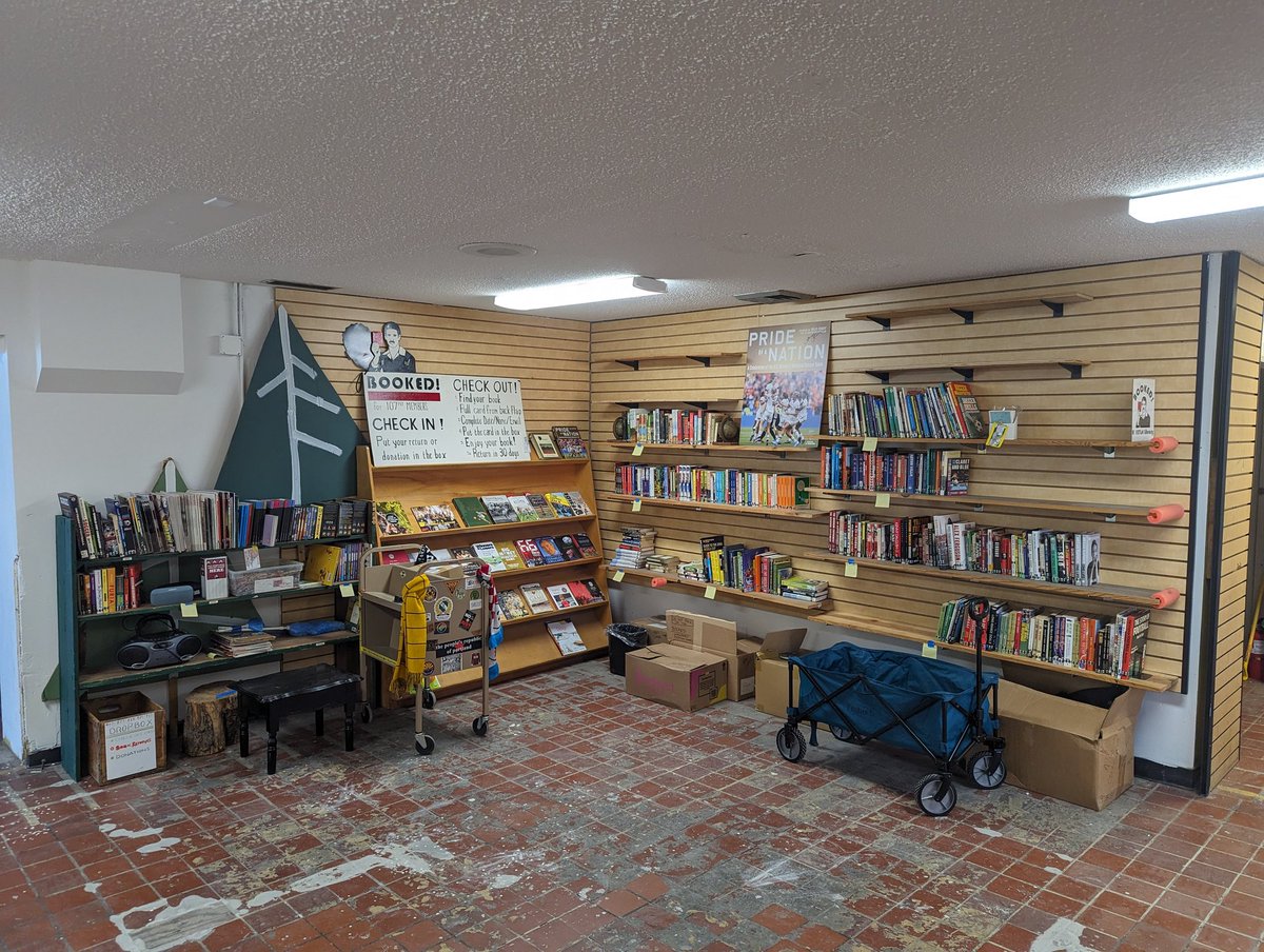 No tours this weekend w/ so many work zones all over, but the @Booked107 Library is up & running and the retail space will be slingin' @NoPityVan & @pdxrivetgear merch. Check the @107IST newsletter for volunteer opportunities to scope the rest out, for now. #RCTID #BAONPDX