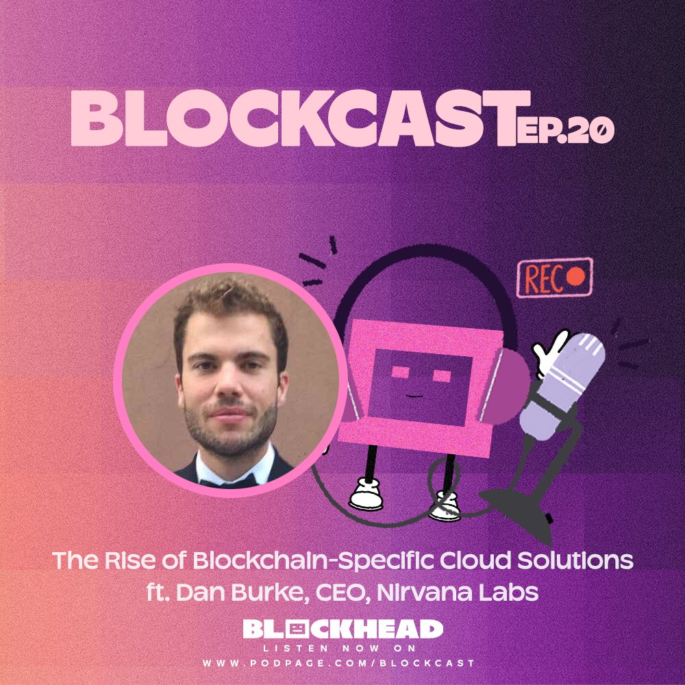 blockhead_co's tweet image. In our 20th episode of #Blockcast, we&apos;re joined by Dan Burke, CEO of @nirvanalabsai ,exploring the growing need for blockchain-centric cloud solutions and tee unique challenges they rpres

Listen to the entire episode on Spotify:open.spotify.com/episode/3Ygzyp…