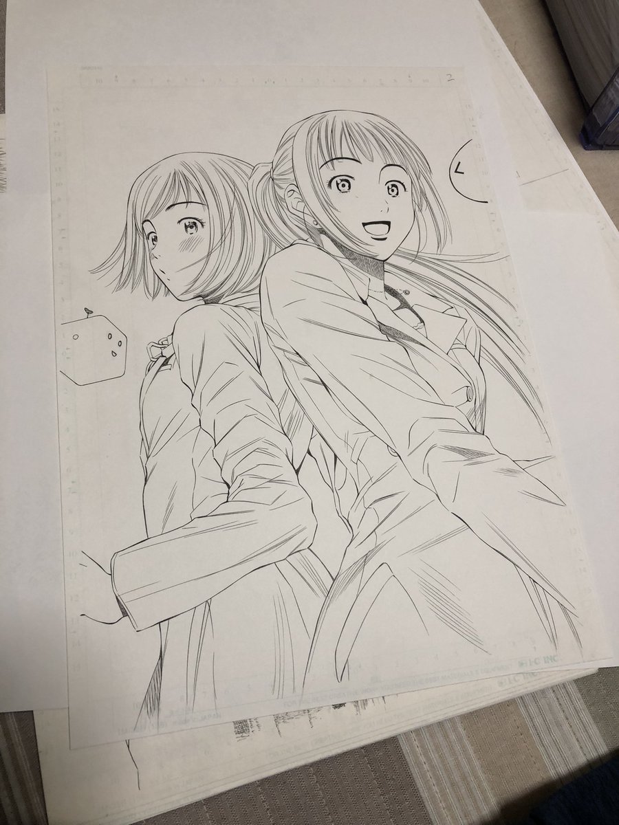 「君と僕のアシアト」ペン画 