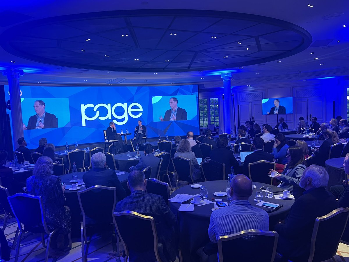awpagesociety's tweet photo. .@KuperSimon of @FT shares his authentic experiences with Paris, a unique city that has glittered in the imaginations of people from all over the world for centuries. Thank you to @Mubadala CCO @Blotter for interviewing #PageSpring https://t.co/UY3304HbpO