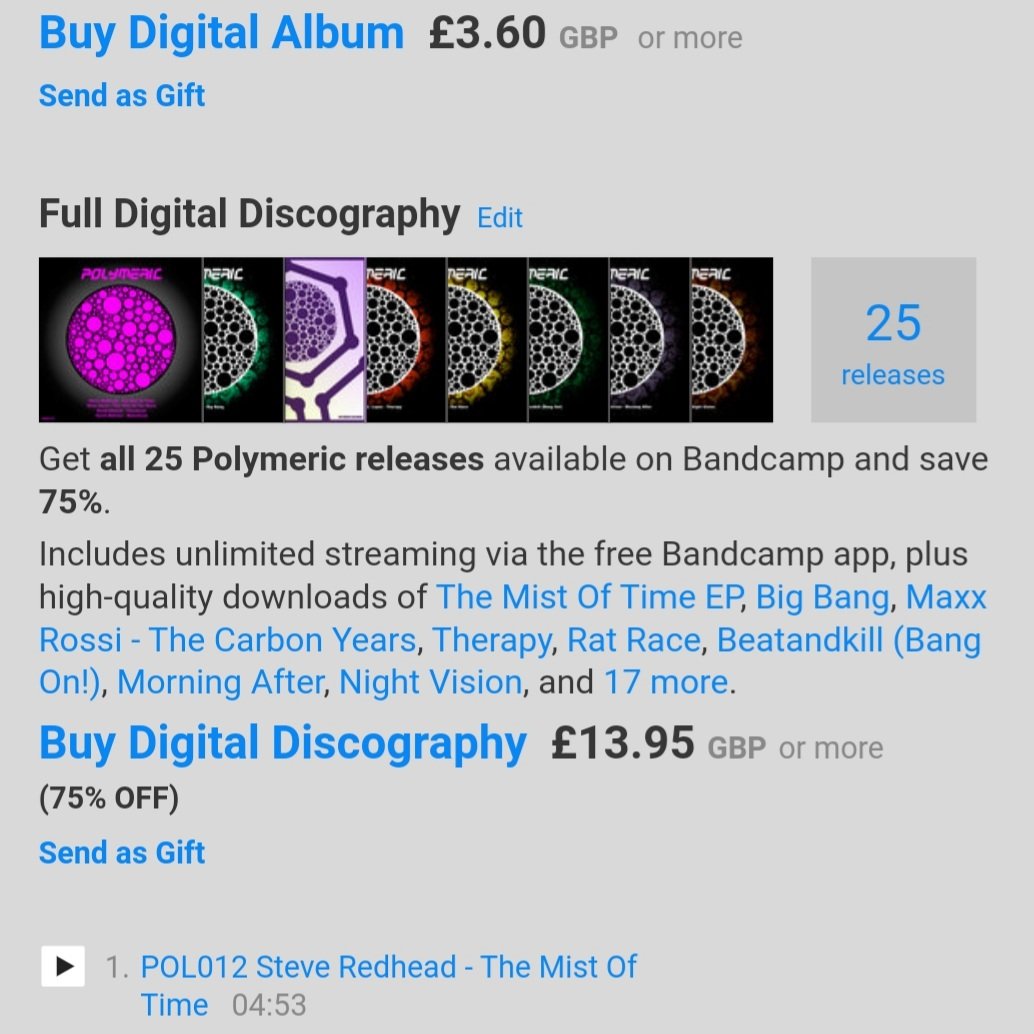 The first big discount of the year is here, and it's a huge 75% off the whole discography! 🔊😎
polymerictechno.bandcamp.com/follow_me
#techno #hardtechno #uktechno #darktechno #acidtechno #rave #londontechno #underground #electronicmusic #hardgroove #technomusic #technofamily #bandcamp #vinyl