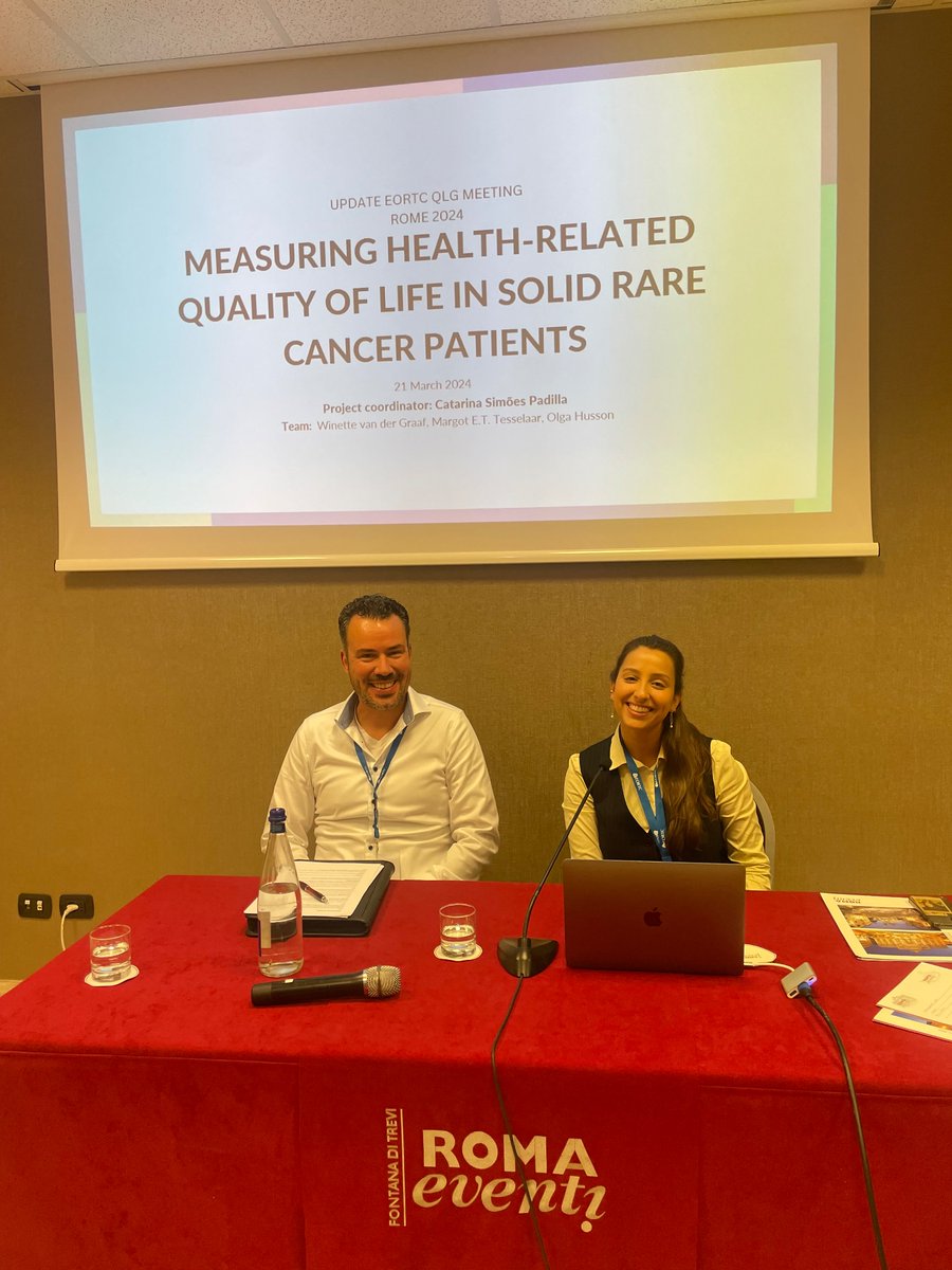 Happy to have presented an update of my project “Measuring health-related quality of life in solid rare cancer patients” at the <a href="/EORTC_QLG/">EORTC Quality of Life Group (QLG)</a> meeting in Rome! Always nice to see colleagues and make new collaborations! <a href="/OlgaHusson/">Olga Husson</a> <a href="/Winette_vdGraaf/">WinetteVanDerGraaf</a>